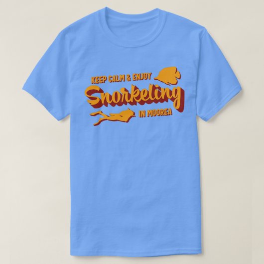 Moorea Snorkeling Vacation Quote T-shirt (Design voorkant)