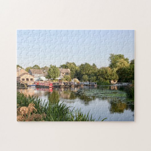Moored Narrowbots Mountsorrel England Legpuzzel (Horizontaal)