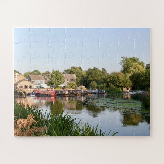 Moored Narrowbots Mountsorrel England Legpuzzel (Horizontaal)