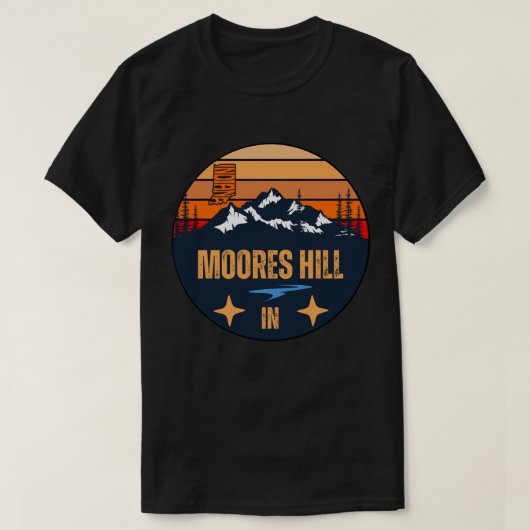 Moores Hill, Indiana T-shirt (Design voorkant)