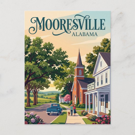 Mooresville, Alabama, VS Briefkaart (Voorkant)
