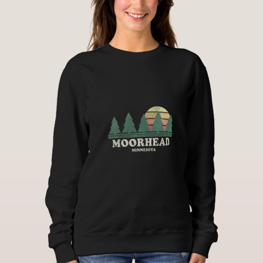 Moorhead Mn  Throwback Retro 70's Trui (Voorkant)