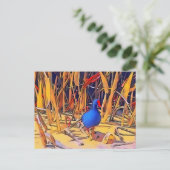 Moorhen Briefkaart (Staand voorkant)