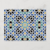 Moorige tegels briefkaart (Voorkant)