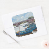 Moorings te Hampton Court 2011 Vierkante Sticker (Envelop)