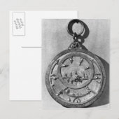 Moorish astrolabe uit Cordoba, 1054 Briefkaart (Voorkant / Achterkant)