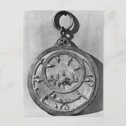 Moorish astrolabe uit Cordoba, 1054 Briefkaart (Voorkant)