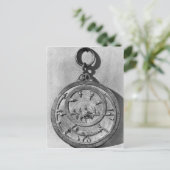 Moorish astrolabe uit Cordoba, 1054 Briefkaart (Staand voorkant)