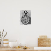 Moorish astrolabe uit Cordoba, 1054 Poster (Keuken)