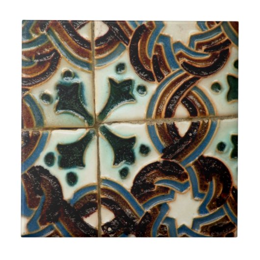 Moorish Azulejo tile Tegeltje (Voorkant)