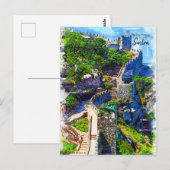 Moorish Castle Sintra- The Real Portugal Briefkaart (Voorkant / Achterkant)