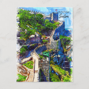 Moorish Castle Sintra- The Real Portugal Briefkaart