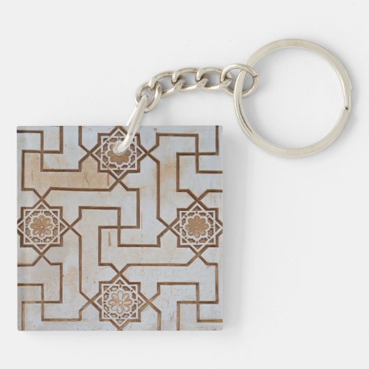 Moorish Geometric Pattern Sleutelhanger (Achterkant)