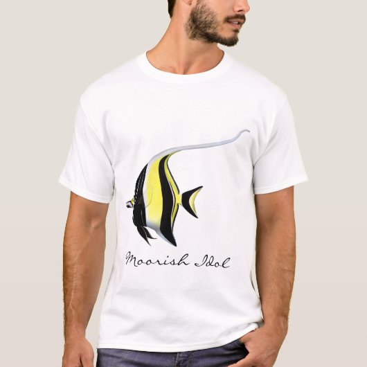 Moorish Idol Aquarium Fish T-Shirt (Voorkant)