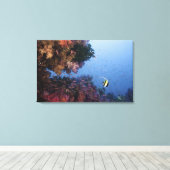 Moorish Idol Canvas Afdruk (Insitu (Houten vloer))