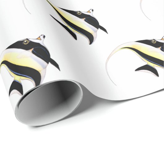 Moorish Idol Fish Cadeaupapier (Rol Hoek)