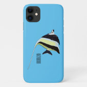 Moorish idol fish cartoon illustration Case-Mate iPhone case (Achterkant)