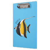 Moorish idol fish cartoon illustration  klembord (Links)
