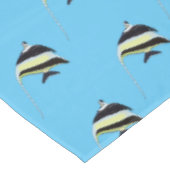 Moorish idol fish cartoon illustration tafelkleed (Gekanteld)