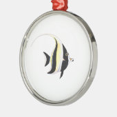 Moorish Idol Fish Metalen Ornament (Links)