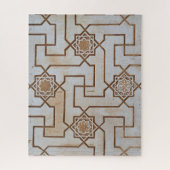 Moorish Mosaic Difficult Jigzaag Puzzle Legpuzzel (Verticaal)