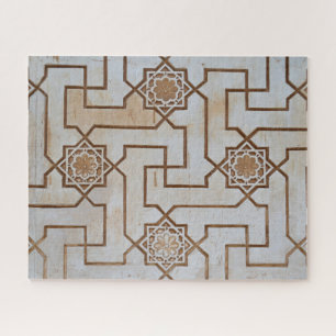 Moorish Mosaic Difficult Jigzaag Puzzle Legpuzzel
