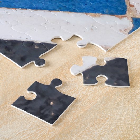 Moorish Mosaic Jigzaag Puzzle Legpuzzel (Zijkant)