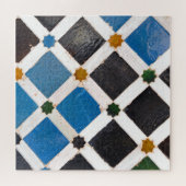 Moorish Mosaic Jigzaag Puzzle Legpuzzel (Horizontaal)