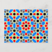 Moorish tile 2012 Calendar Briefkaart (Voorkant)
