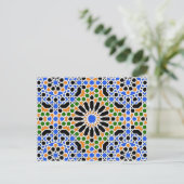 Moorish tile 2012 Calendar Briefkaart (Staand voorkant)