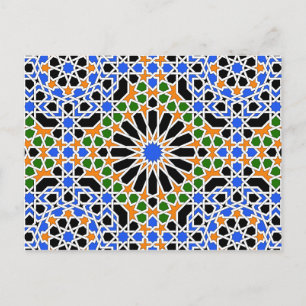 Moorish tile 2012 Calendar Briefkaart