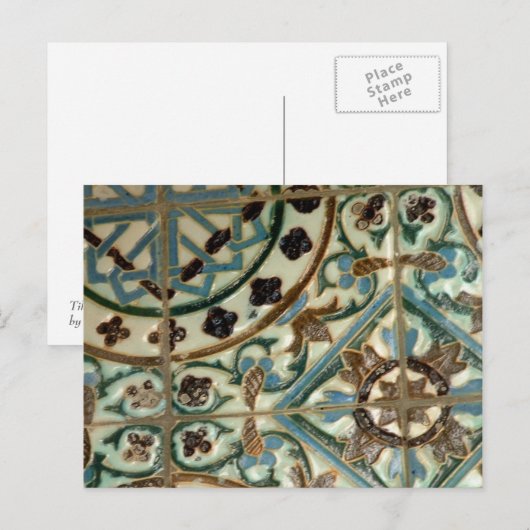 Moorish Tile Briefkaart (Voorkant / Achterkant)
