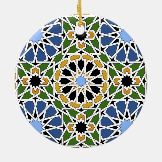 Moorish tile Ornament (Achterkant)