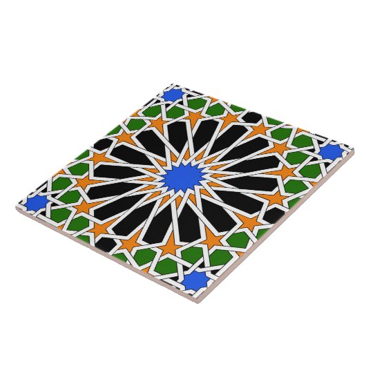 Moorish Tile Tegeltje (Zijkant)
