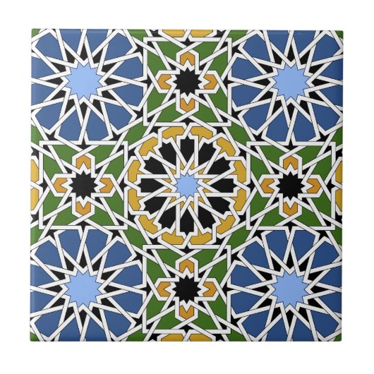 Moorish Tile Tegeltje (Voorkant)