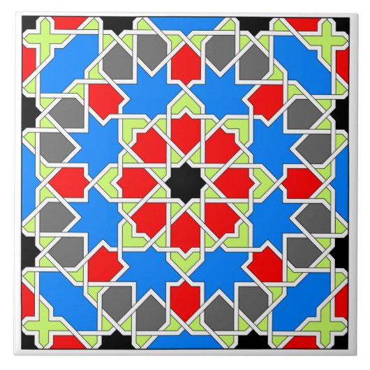 Moorish Tile Tegeltje (Voorkant)