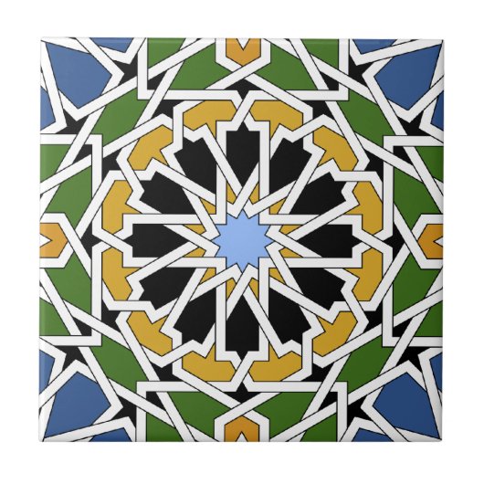 Moorish Tile Tegeltje (Voorkant)