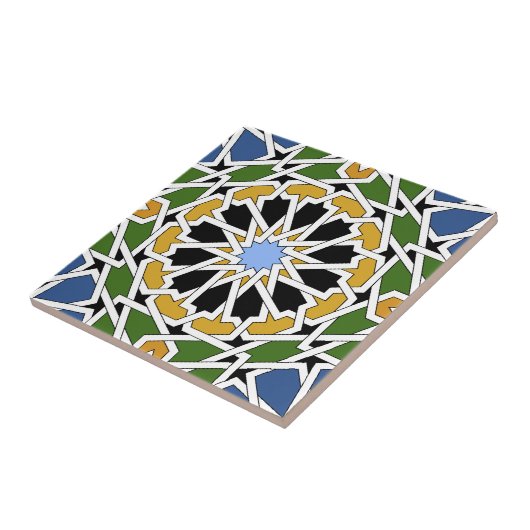 Moorish Tile Tegeltje (Zijkant)