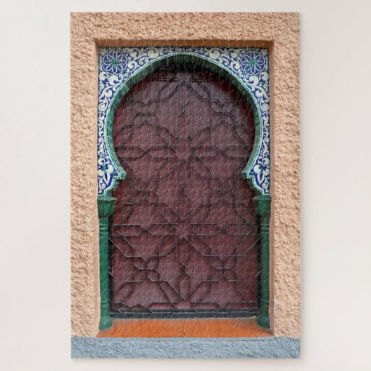 Moorish Window Jigzaag Puzzle Legpuzzel (Verticaal)
