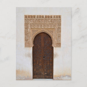 Moorish Wooden door Briefkaart
