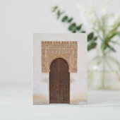 Moorish Wooden door Briefkaart (Staand voorkant)