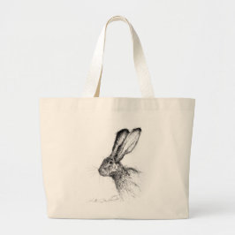 Moorlands Edge Hare Grote Tote Bag