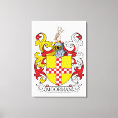 Moorman Family Crest Canvas Afdruk (Voorkant)