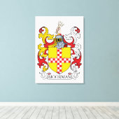 Moorman Family Crest Canvas Afdruk (Insitu (Houten vloer))