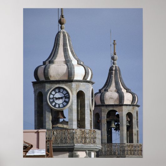 Moors architectuur van La Orotava, Tenerife Poster (Voorkant)
