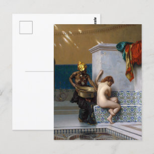 Moors bad   Jean-Léon Gérôme   Briefkaart