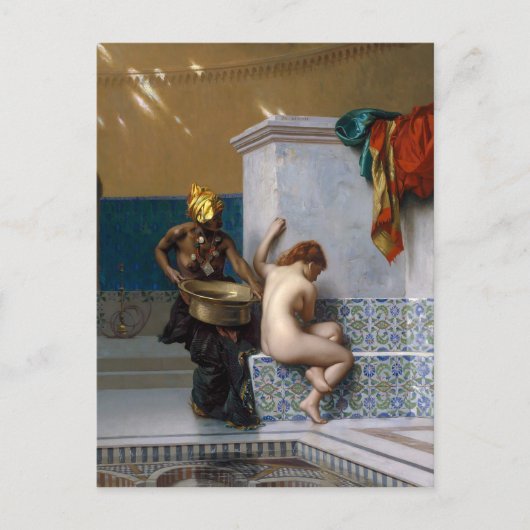 Moors bad | Jean-Léon Gérôme | Briefkaart (Voorkant)