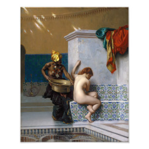 Moors bad Jean-Léon Gérôme Foto Afdruk