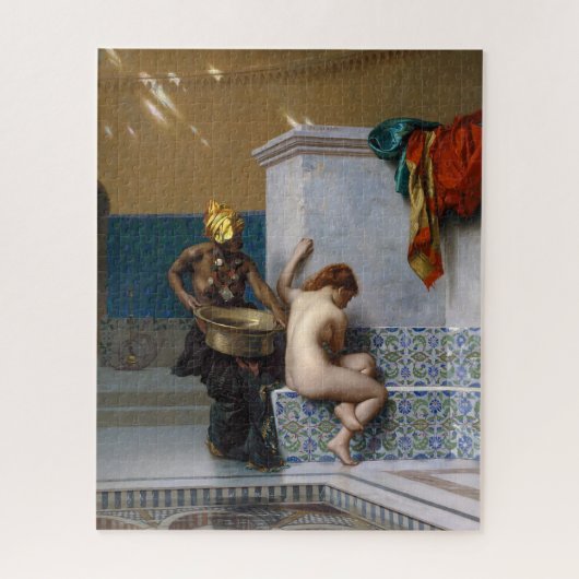 Moors bad | Jean-Léon Gérôme | Legpuzzel (Verticaal)