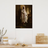Moors hoofdmans Afrikaanse kunst schilderij portre Poster (Keuken)